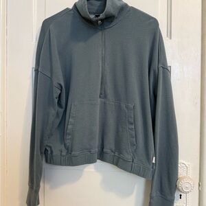 Vuori Blue Half-Zip Sweatshirt